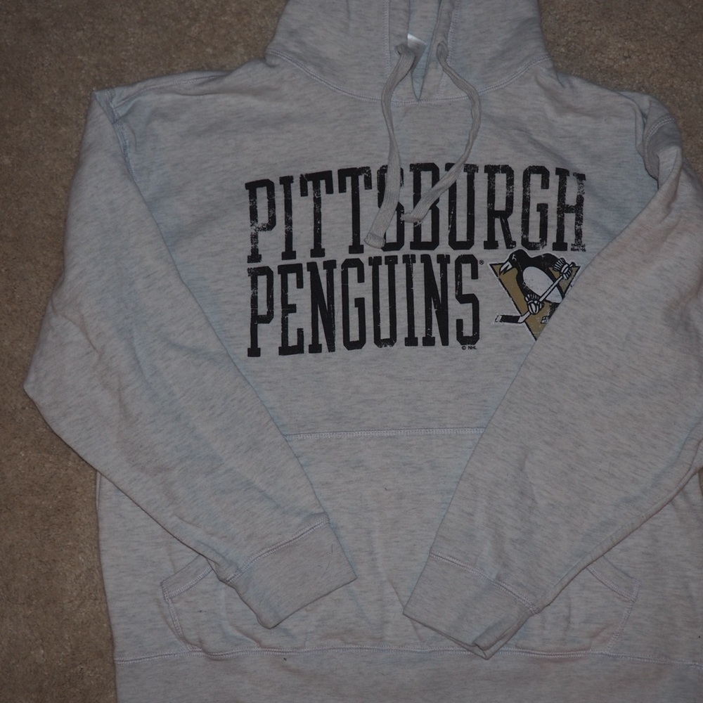 Pittsburgh Penguins Grey Hoodie